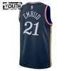 Maillot Basket Enfant Philadelphia 76ers Joel Embiid 2025-26 Nike City Edition Navy Swingman